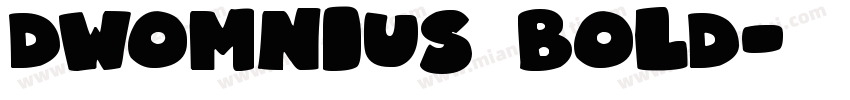 DWOmnius Bold字体转换
